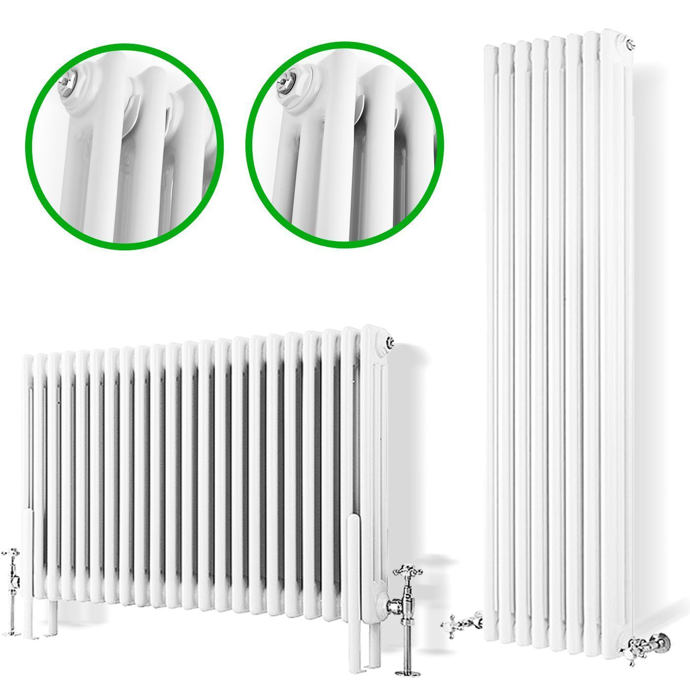 TRADITIONAL RADIATORS Vertical & Horizontal Column Cast Iron Style