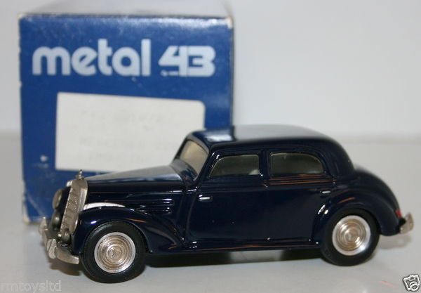 WESTERN ModelllS 1 43 PROTOTYPE METAL 43 - 1072 - MERCEDES 220 LIMOUSINE - Blau WESTERN ModelllS 1 43 PROTOTYPE METAL 43 - 1072 - MERCEDES 220 LIMOUSINE - Blau