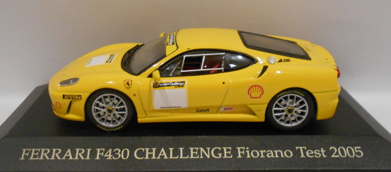 1:43 Ixo Ferrari F430 Challenge Fiorano Test 2005 yellow