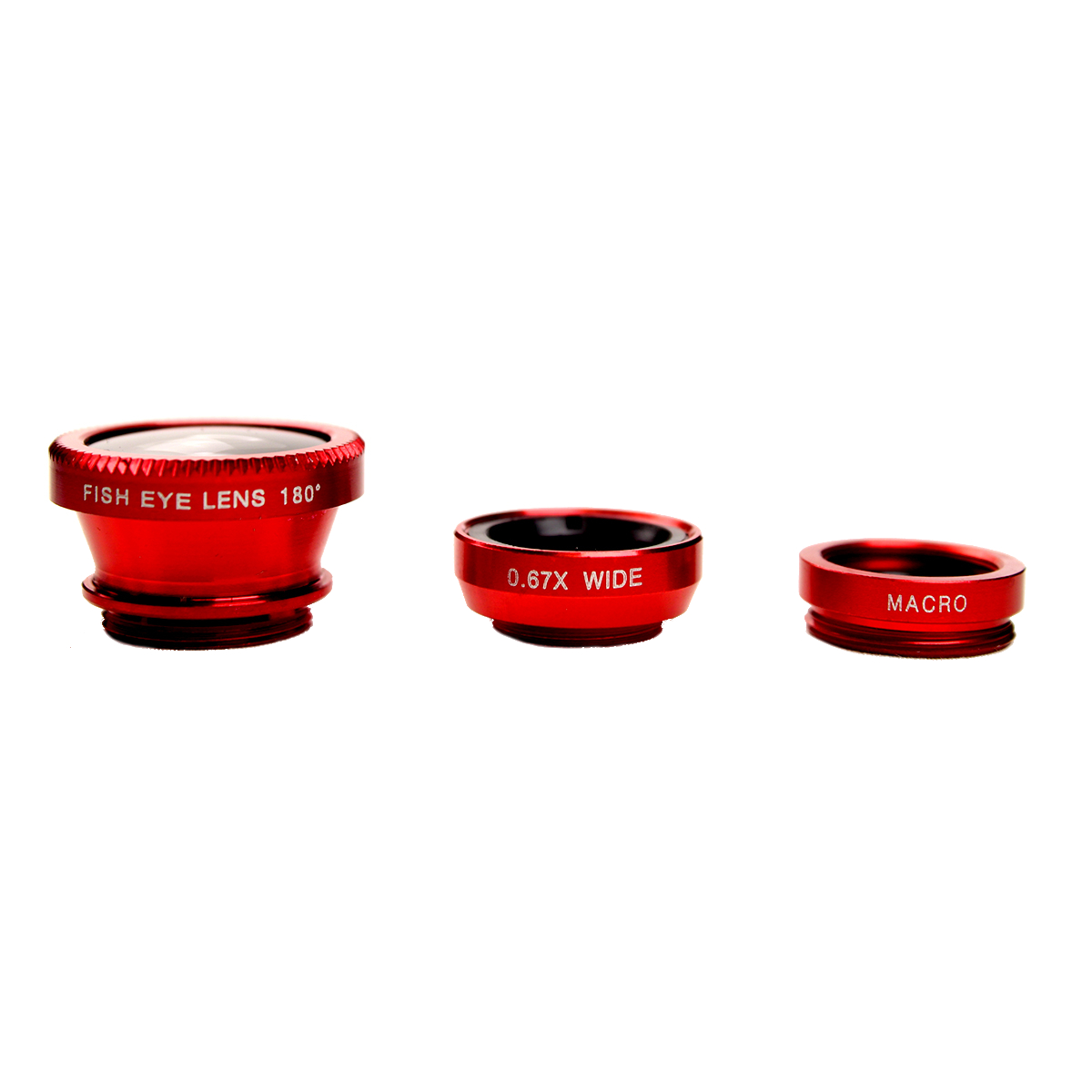 TecLine Universal 3-in-1 Cell Phone Camera Macro Fish Eye Wide Angle Lens Kit - Picture 17 of 26