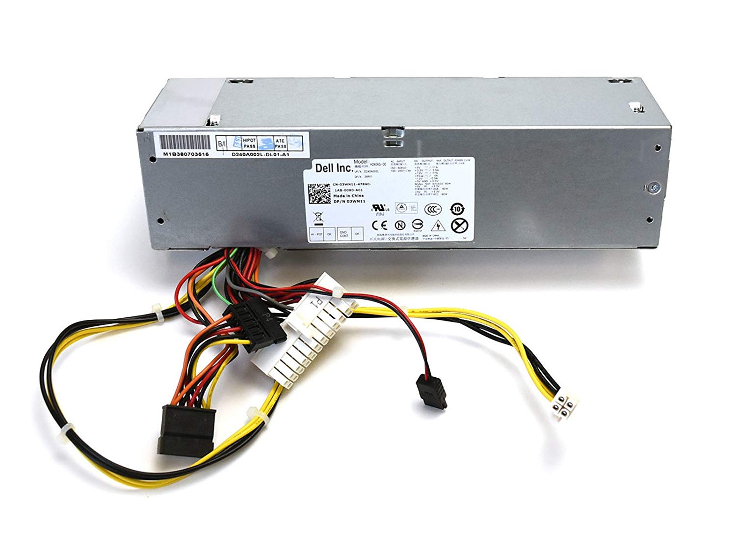 Lot of 10 OEM Dell OptiPlex 240W SFF H240AS-01 Power Supply 03YKG5 0709MT 3WN11