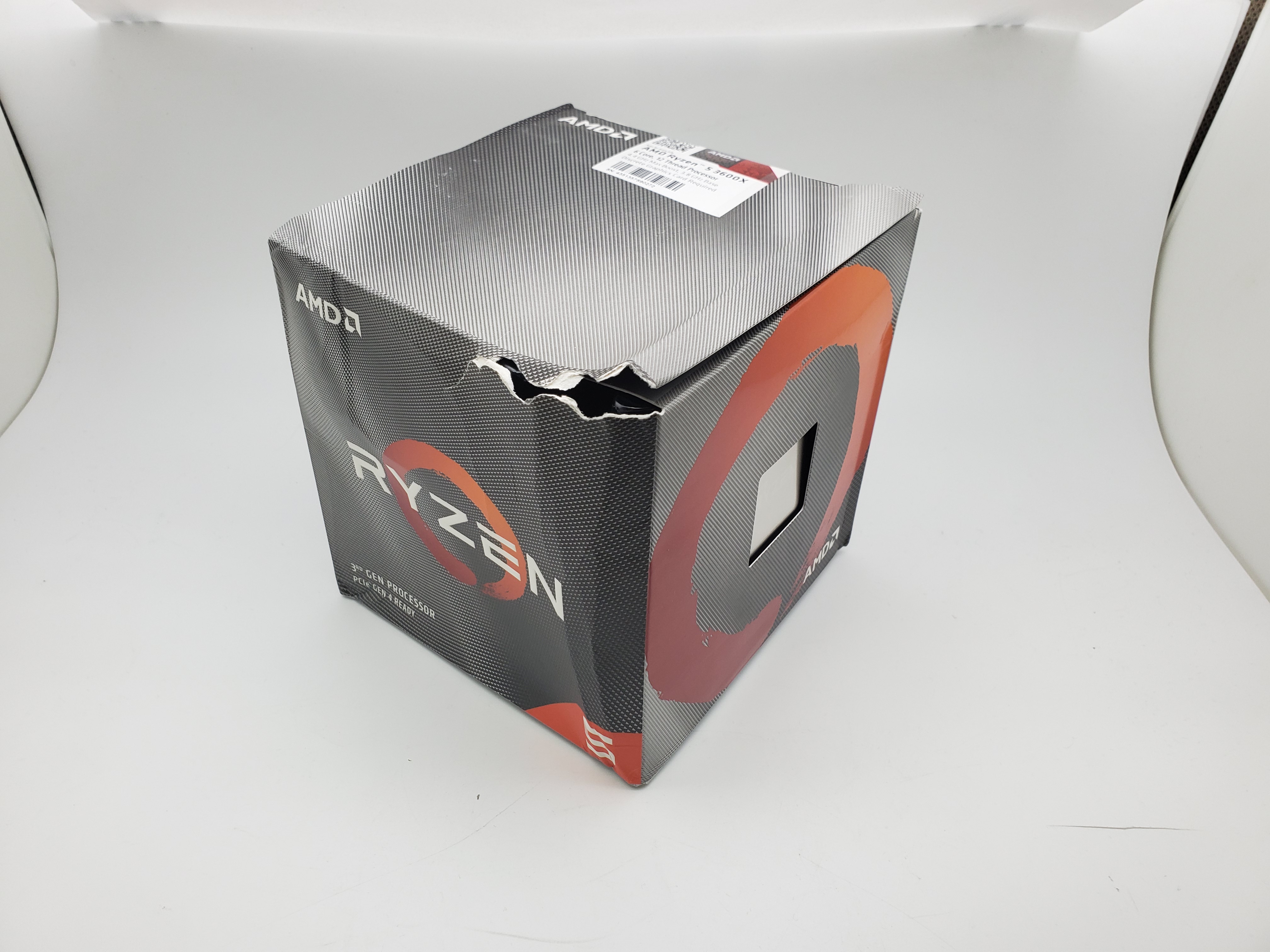 AMD RYZEN 5 3600X 6-Core 3.8 GHz 4.4 Max AM4 SEE Retail Box ...