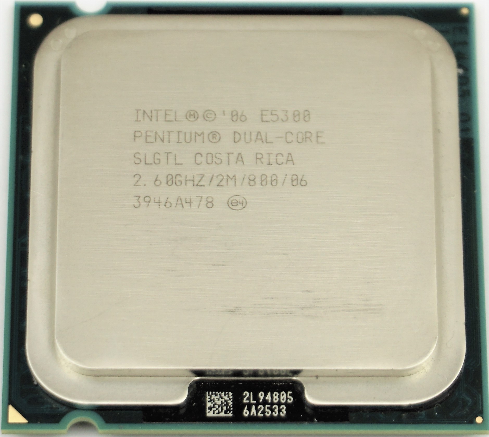 INTEL Intel Pentium E5300 Dual-Core Processor 2.6GHz 800MHz 2MB LGA 775 ...