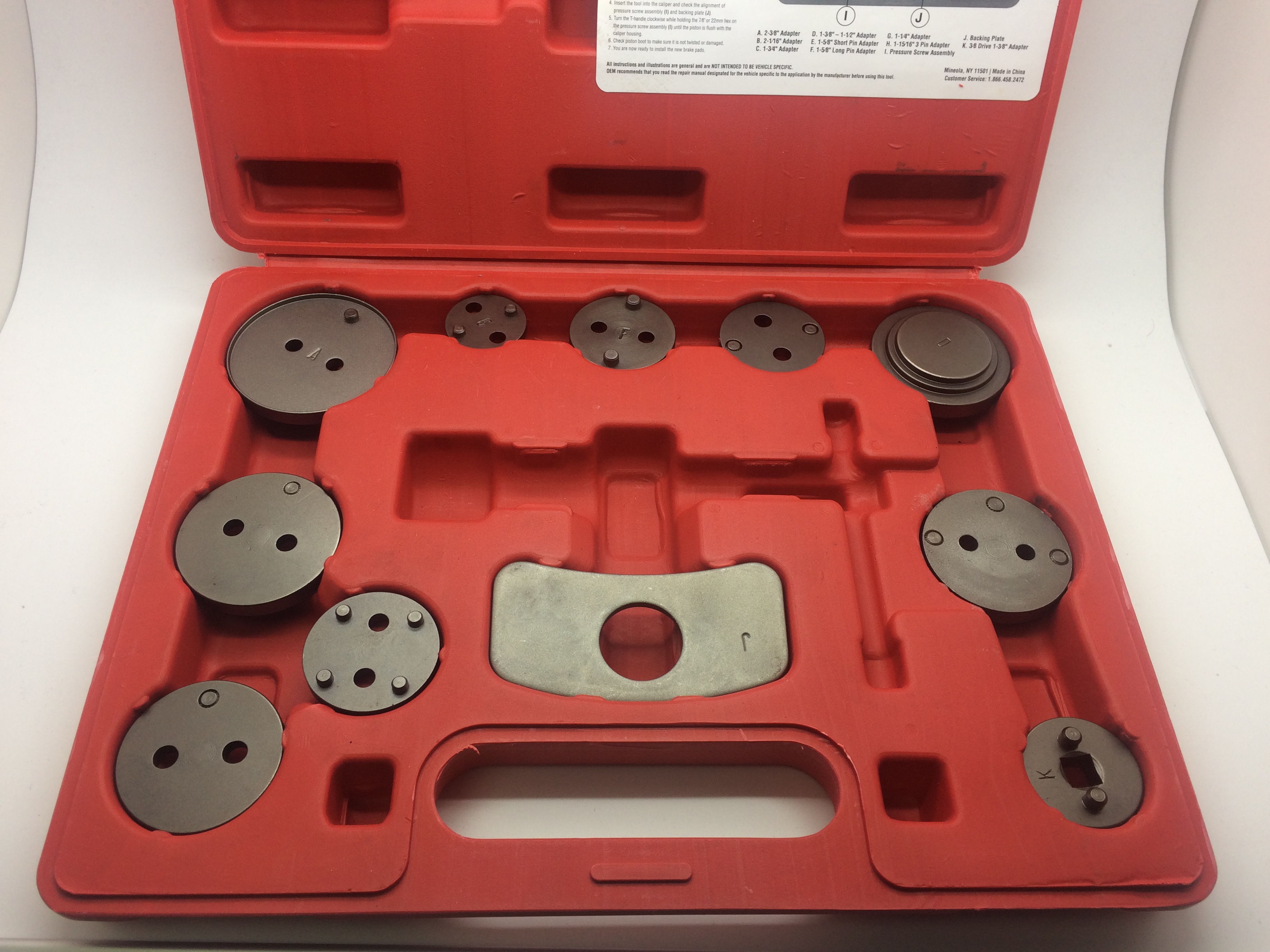 OEM 27111 Disc Brake Tool Set, MISSING PART eBay
