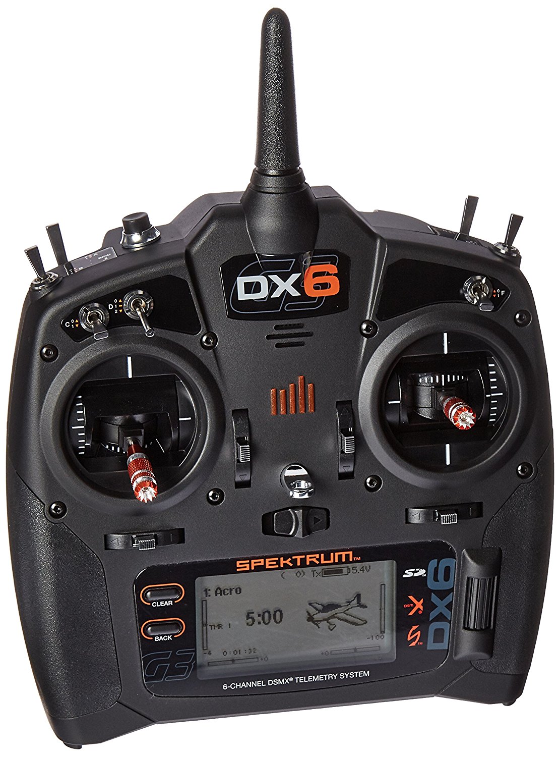 spektrum r6750 dx6 transmitter ebay dx6 park flyer radio system