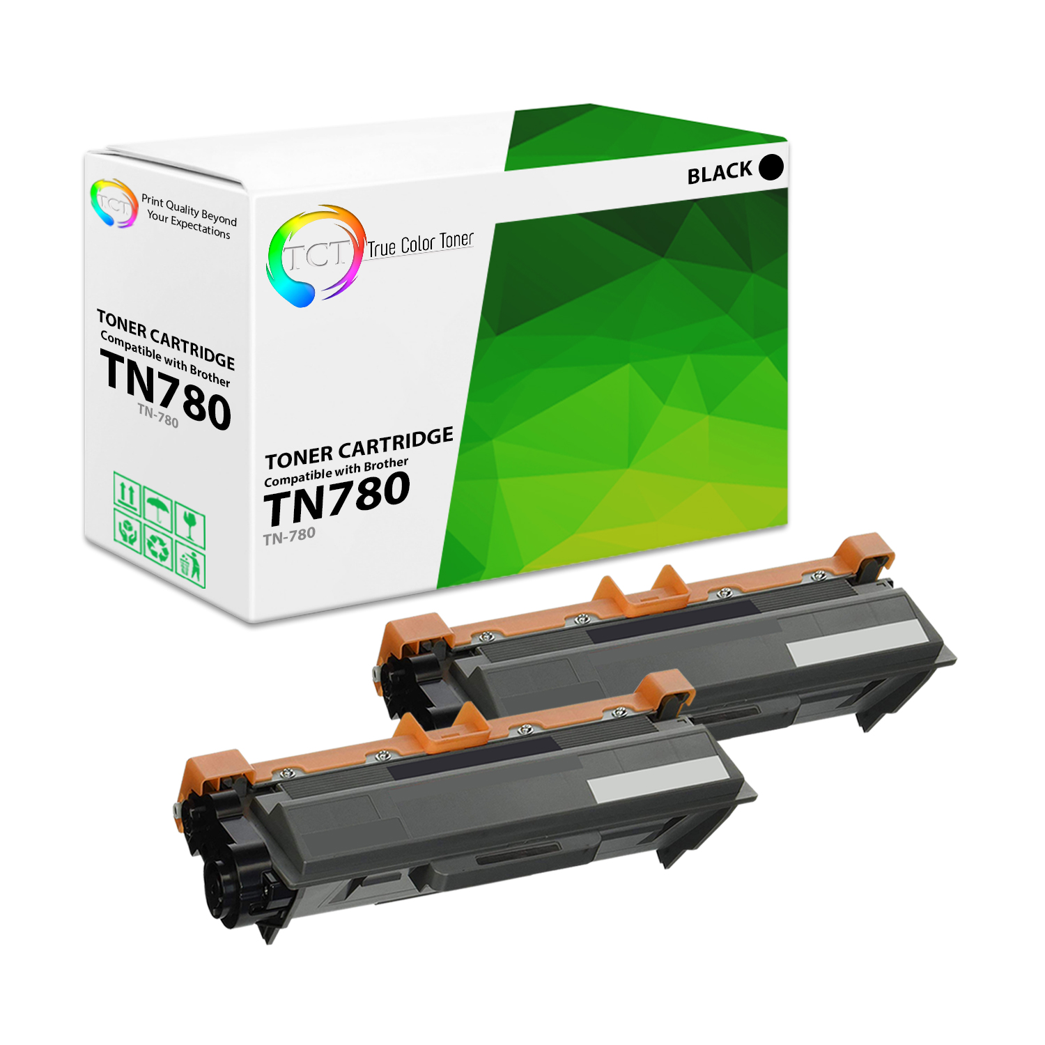 Black Brother TN-780 DCP-8250 HL-6180 MFC-8950 Toner Cartridge in Retail Packaging