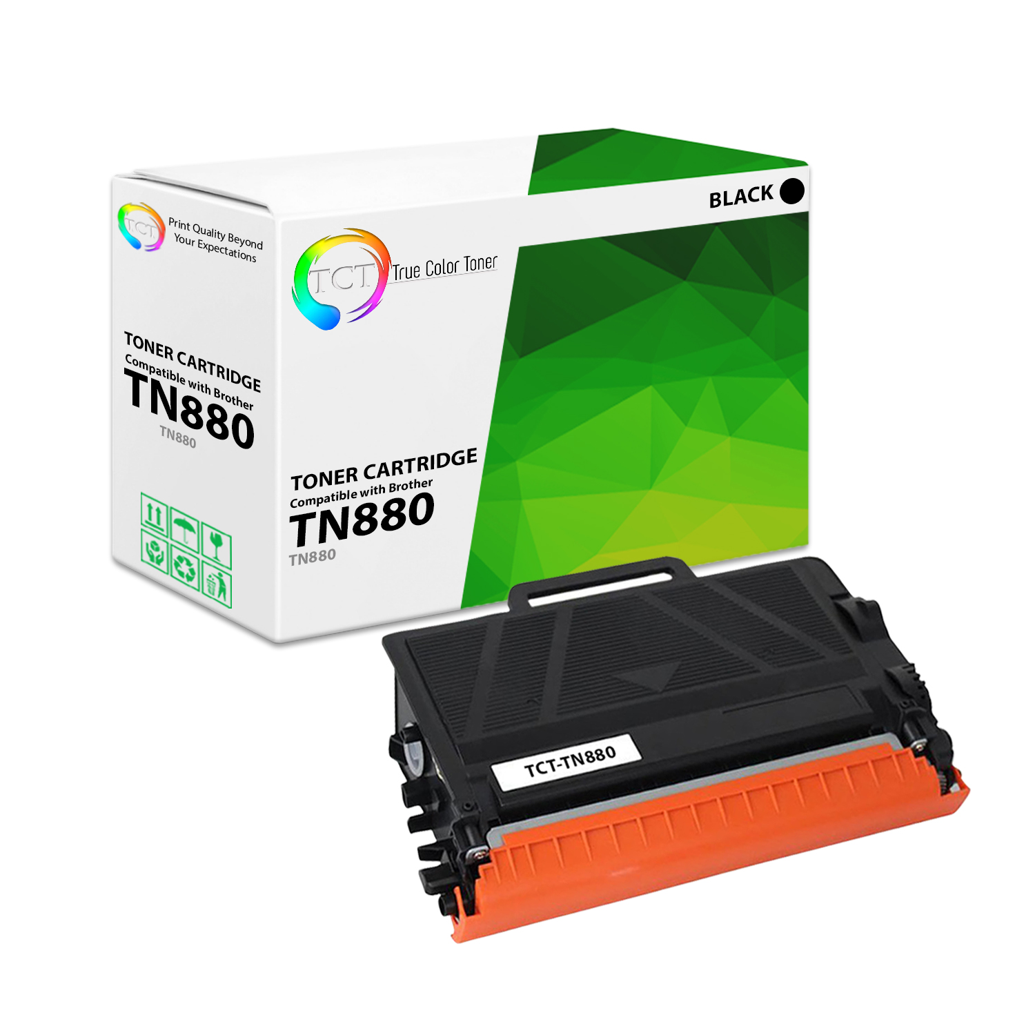 2PK TN880 High Yield Toner Cartridge for Brother HL-L6200DW HL-L6300DW MFC-L6700