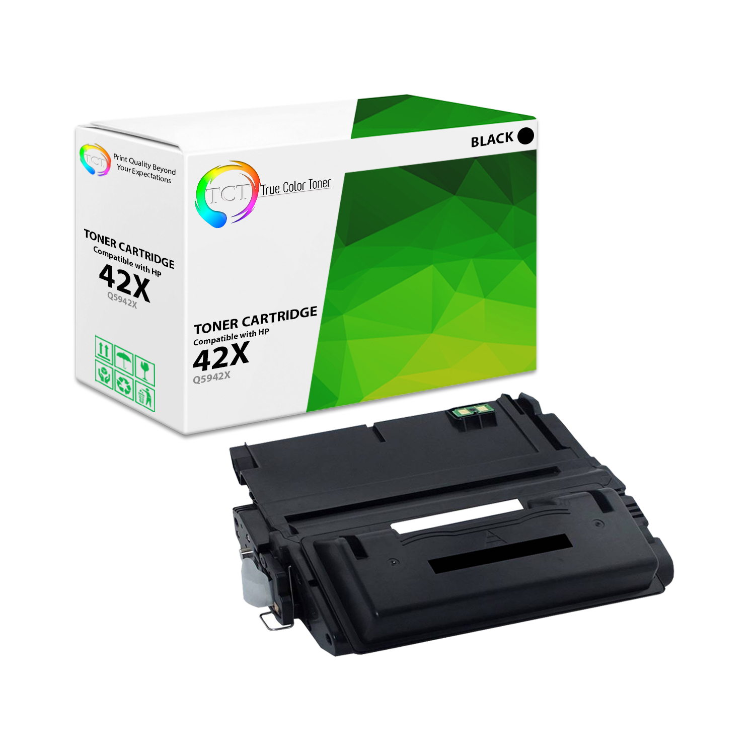 4PK Compatible Q5942X 42X Black Toner Cartridge For LaserJet 4350dtn 4250dtn