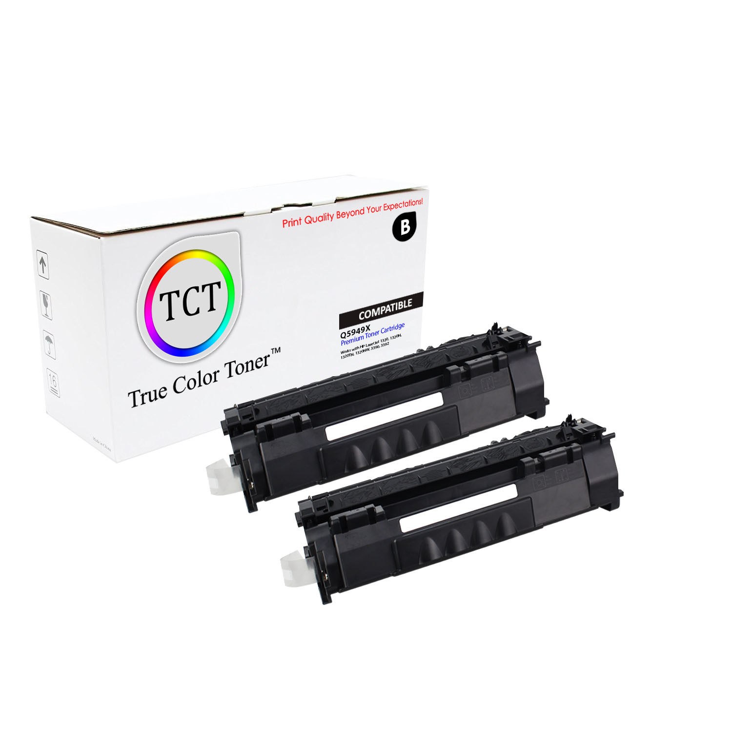 1 PK Q5949X 49X High Yield Black Toner Cartridge For HP LaserJet 1320 3390 3392
