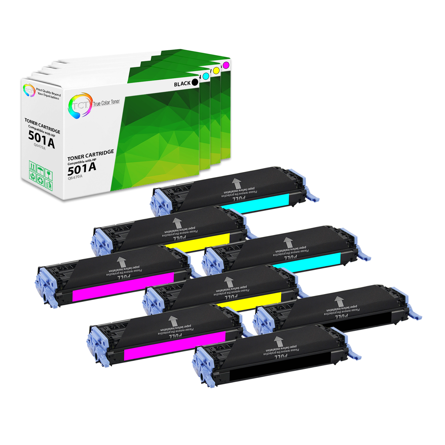 GENUINE HP Q6470A 501A BLACK TONER CARTRIDGE LASER JET 3600 BRAND NEW