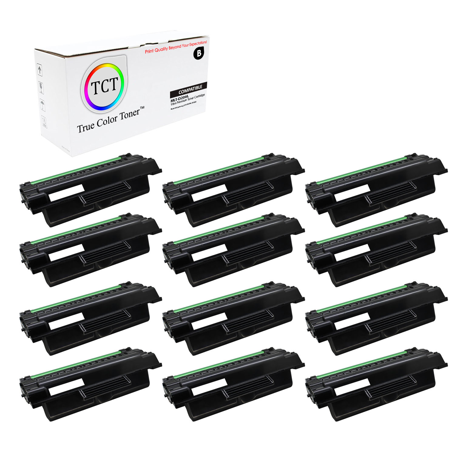 5 Pack Compatible MLT-D206L Black Toner Cartridge For Samsung SCX-5935FN 5935