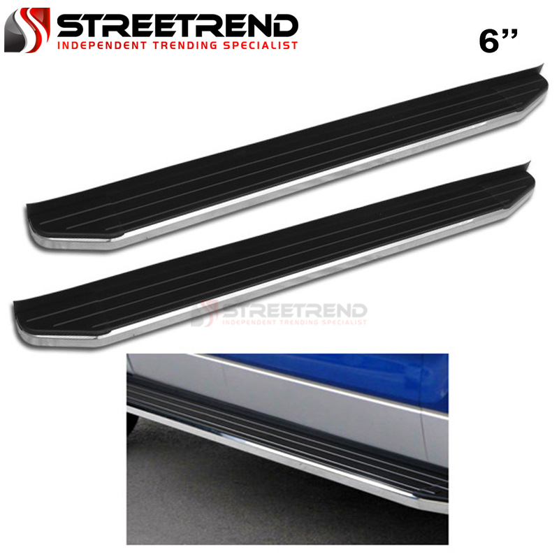 4/" Side Step for 2007-2016 GMC Acadia Chevy Traverse Chrome Rail Nerf Bar