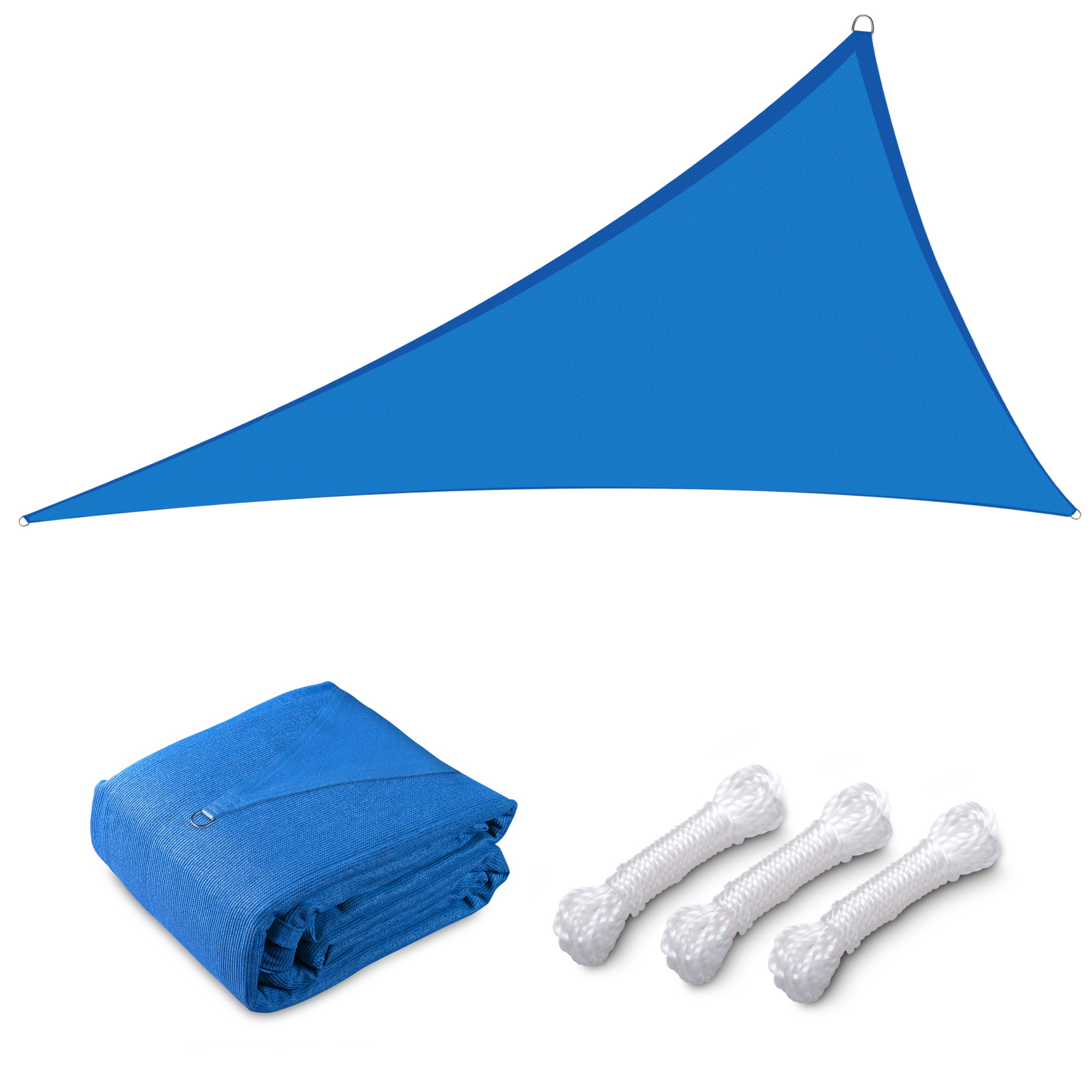 Yescom Sun Shade Sail Outdoor Top Canopy Patio 11' 16.5' Triangle 18' Square - Picture 98 of 165