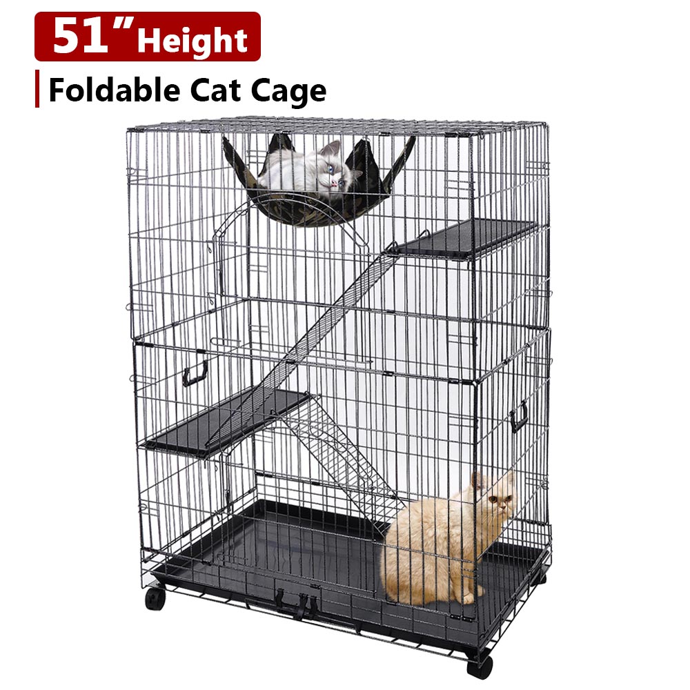 collapsible cat cage