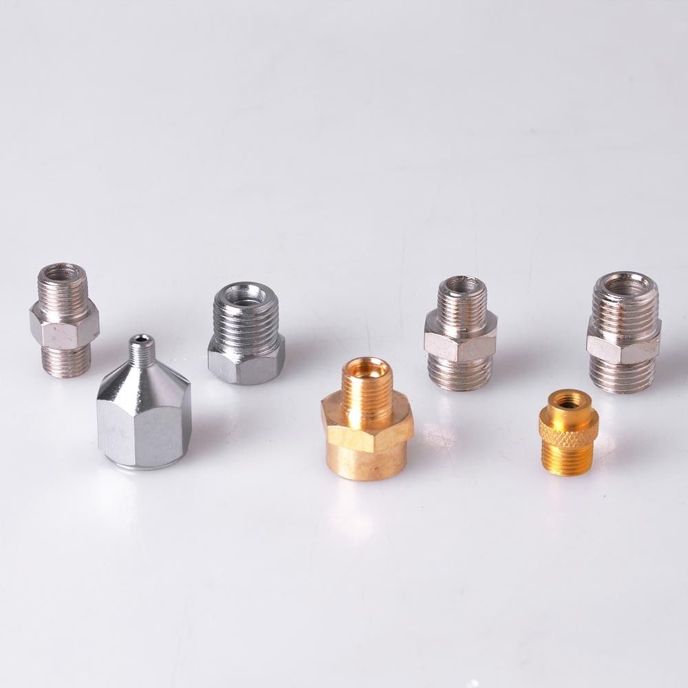 7 Airbrush Compressor Hose Connector Set Fitting 1//4 1//8 Male Female Adaptor Kit