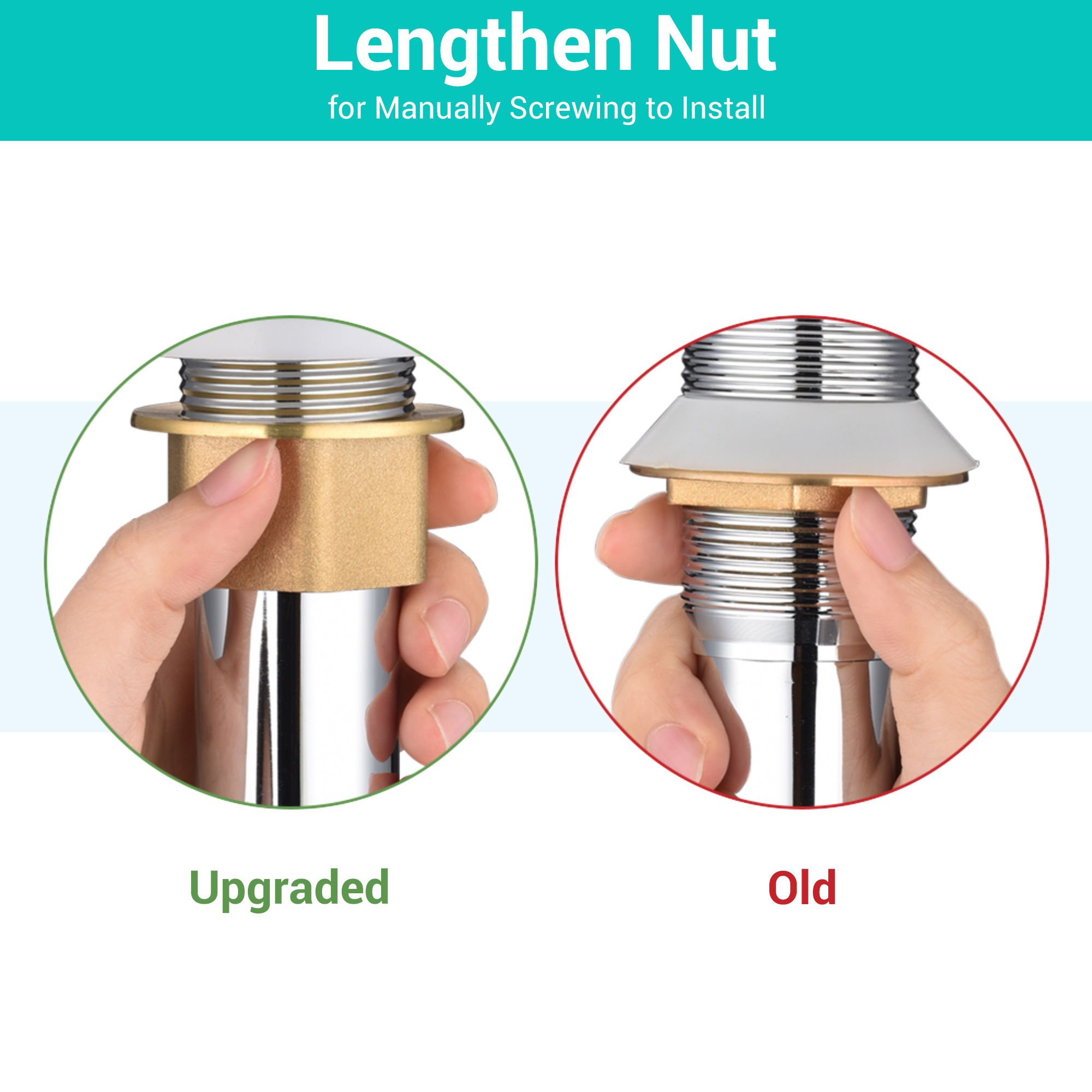 Aquaterior Bathroom Ceramic Countertop Vessel Sink Basin w/ Faucet Pop Up Drain - Picture 19 of 70