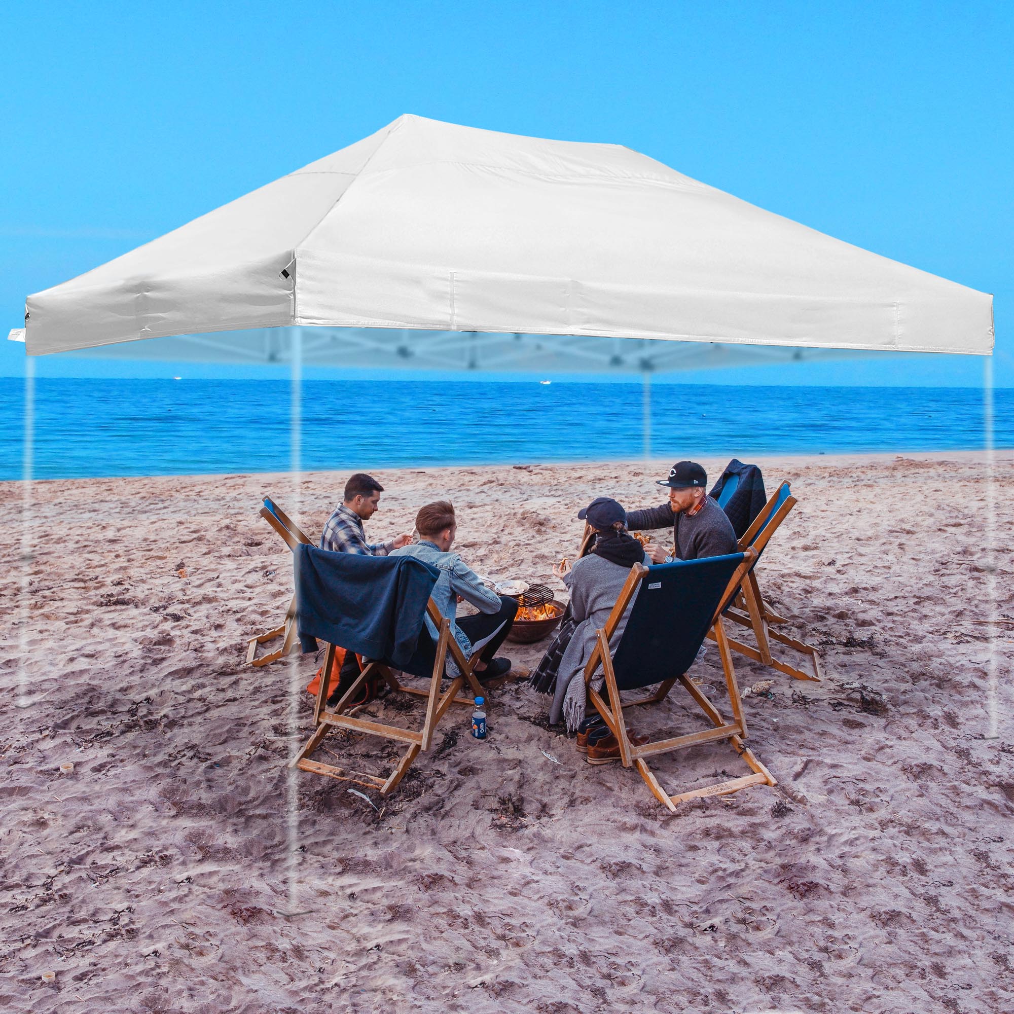 EZ Pop Up Canopy Top Replacement 550D Cover For Commercial Trade Vendor