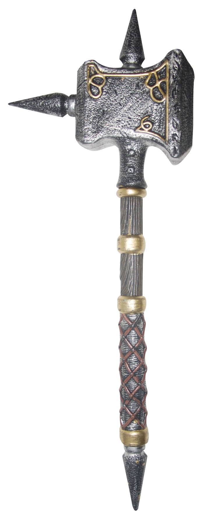 22" Viking Spike Hammer Toy Plastic Fake Weapon Costume Accessory