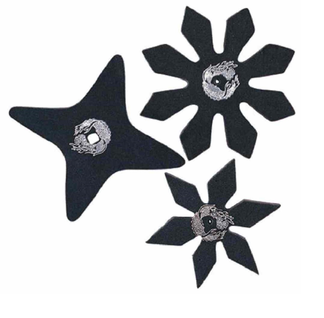 Ninja Toy Warrior Stars Star Set Samurai Weapon Costume Accessory Prop