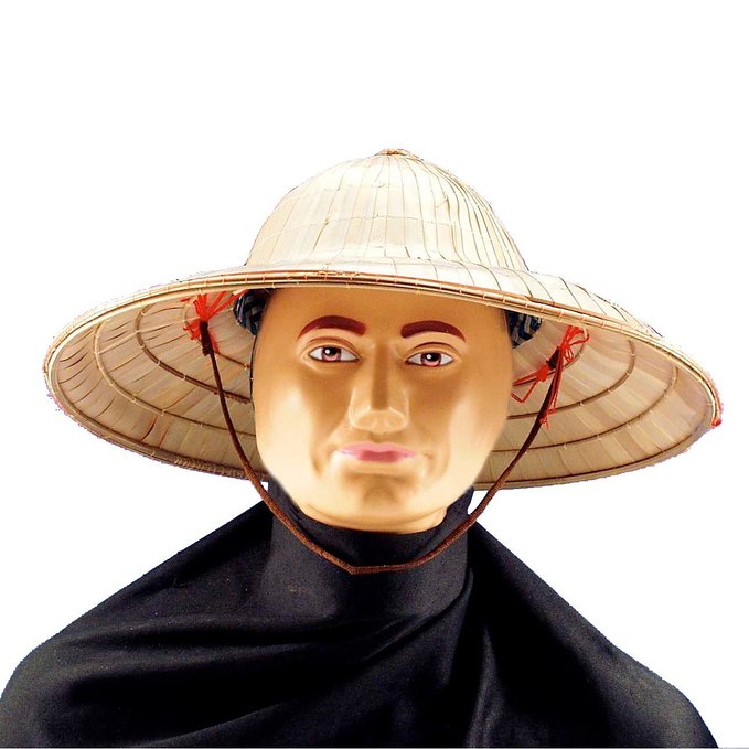 How to make asian straw hats