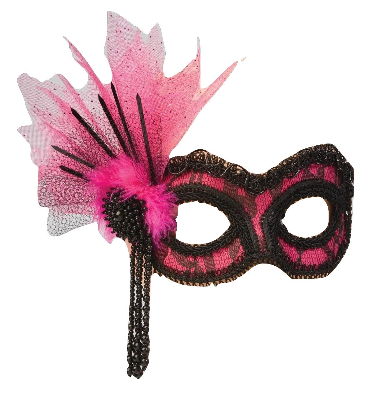 neon pink mask