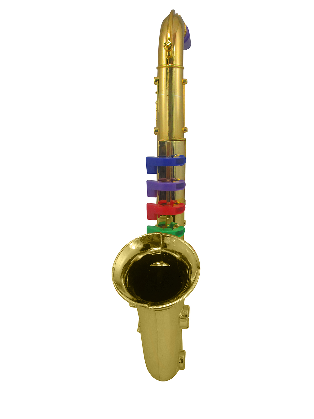 Childrens Musical Toy Saxophone Real Sound 4 Keys Easy Learning Gold