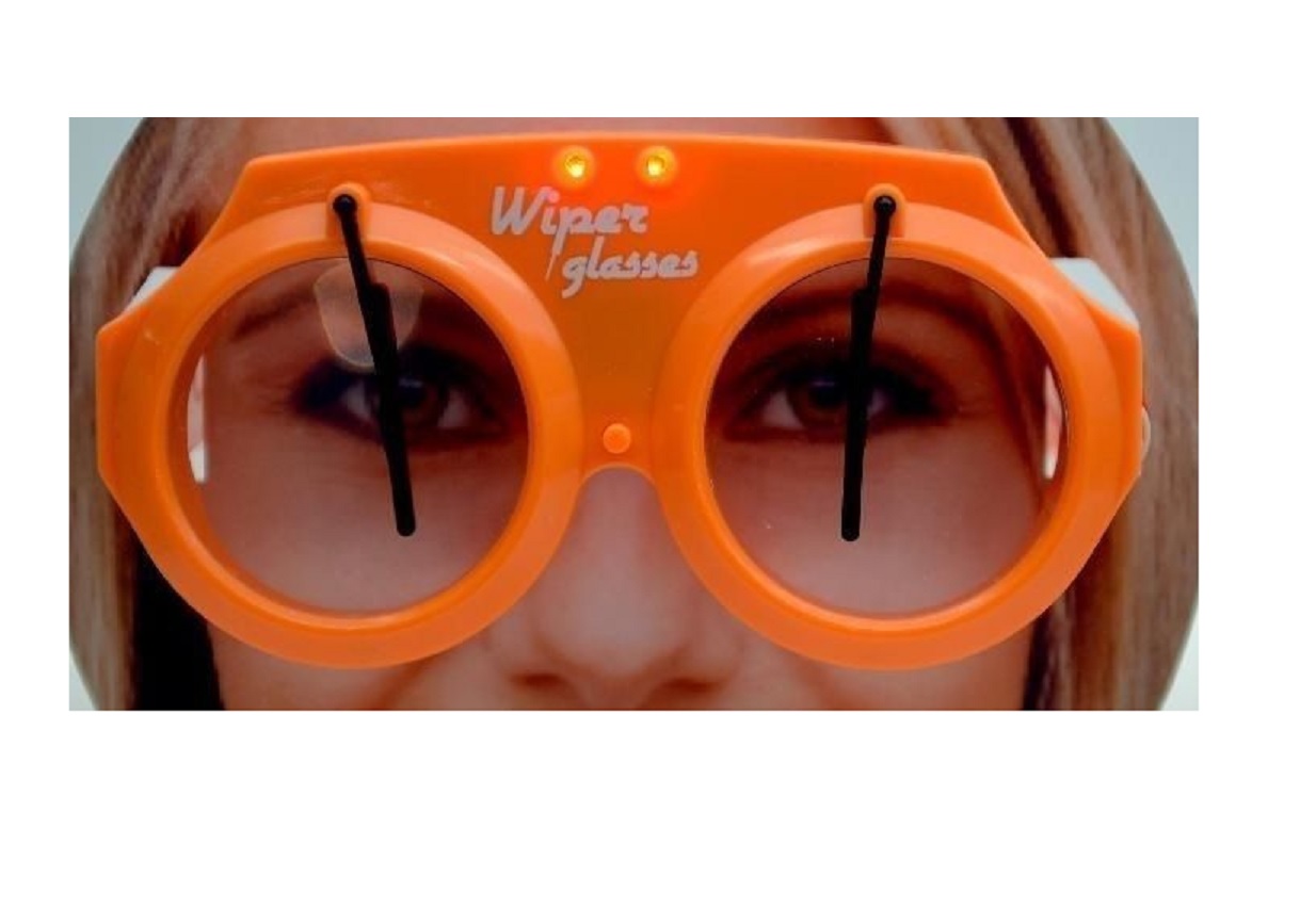 i wipersFunny Gag Windhshield Wiper Glasses Rain Lens Wiper Glasses