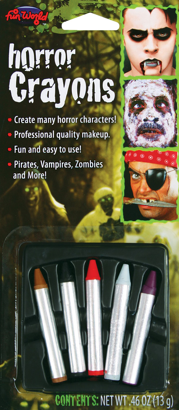 Zombie Horror Sticks Crayons Multicolor Pack Costume Theatrical Stage Makeup NEW eBay