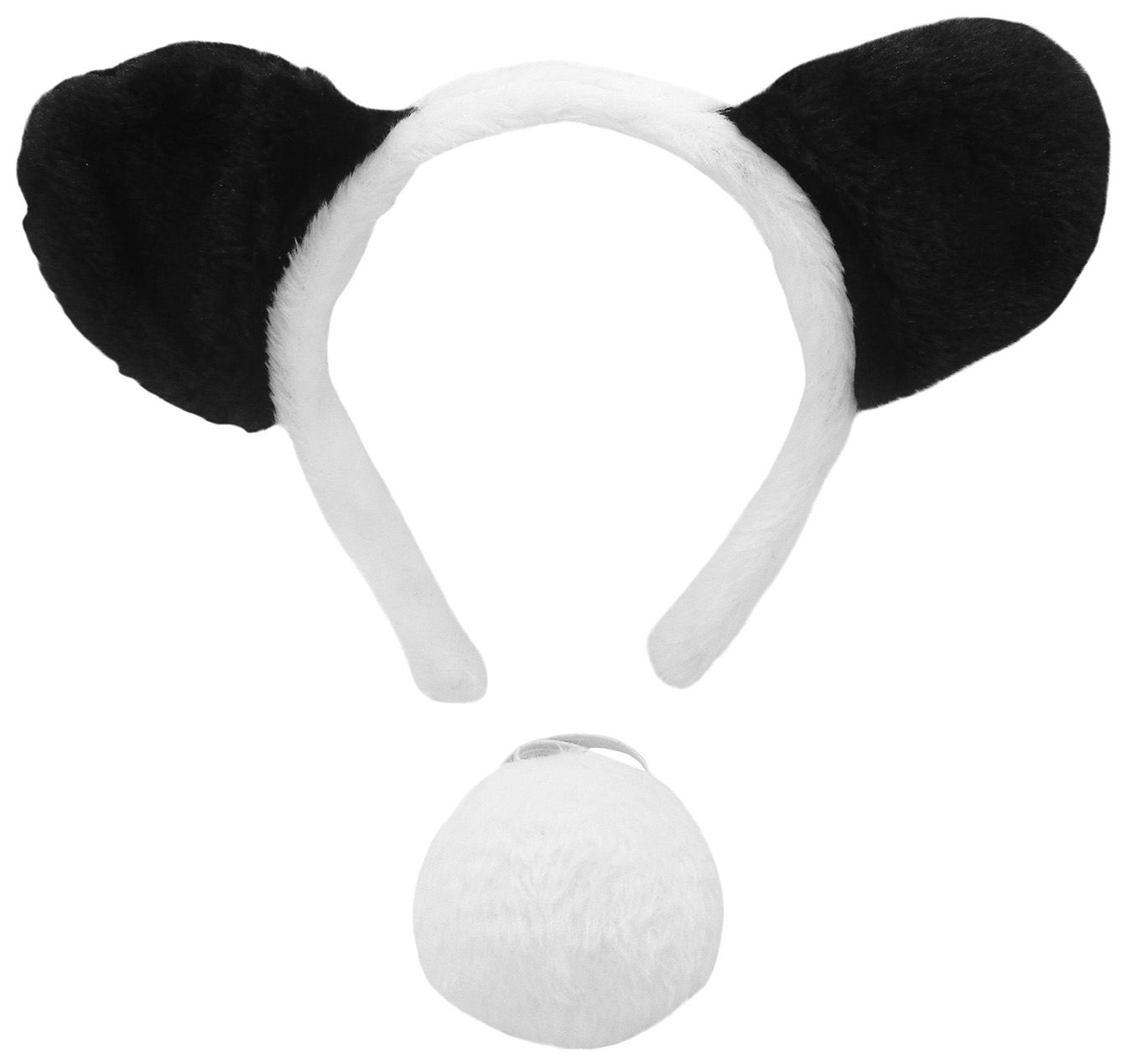 Jumbo Dog Ears /& Tail Animal Brown Kit Adult Child Plush Costume Accessory Set