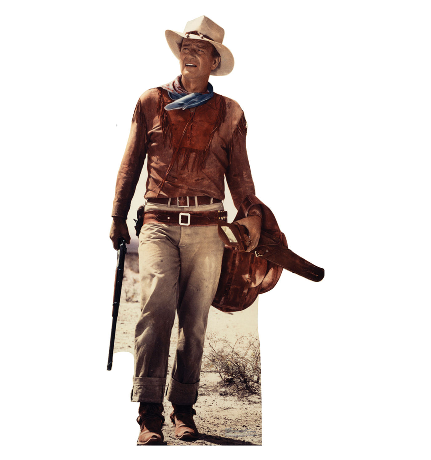 John Wayne Old Time Cowboy Desert Standup Standee Cardboard Cutout