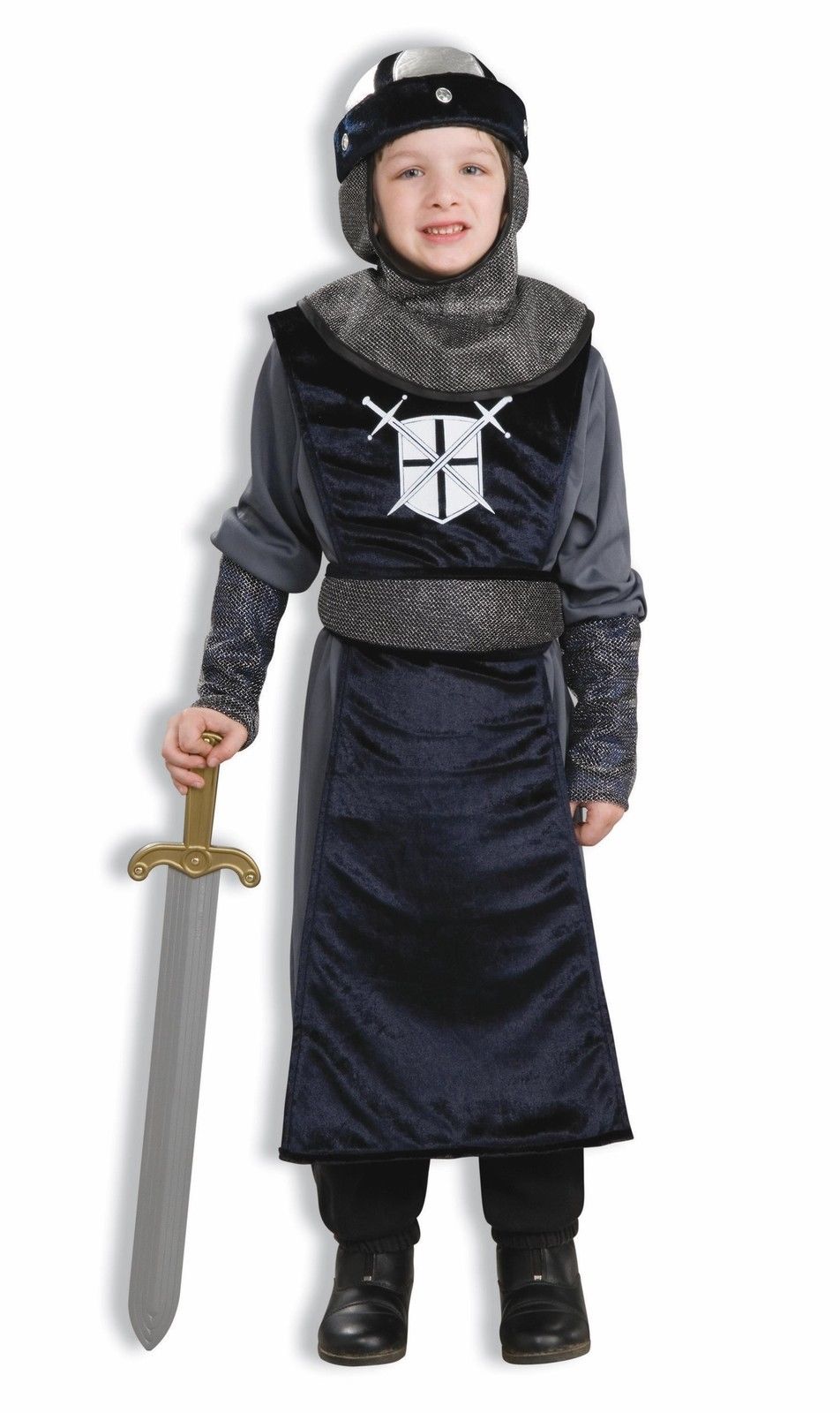 Incharacter Loyal Knight Medieval Warrior Child Boys Halloween Costume 17006