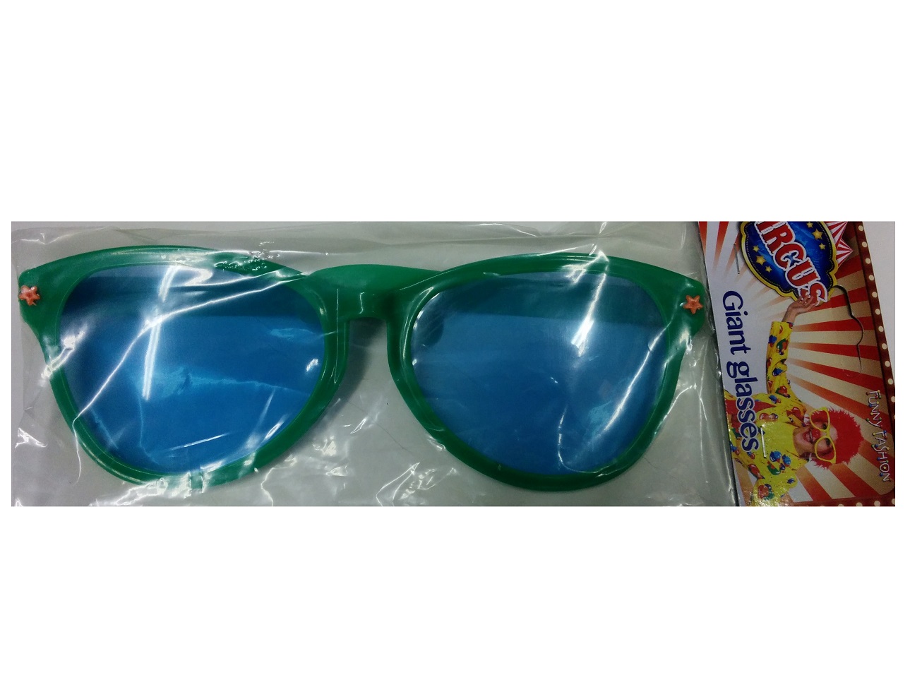 Jumbo Giant Clown Novelty Sunglasses Glasses Plastic Novelty Costume
