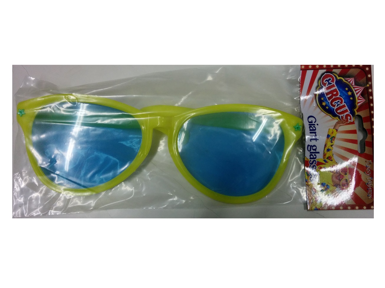 Jumbo Giant Clown Novelty Sunglasses Glasses Plastic Novelty Costume