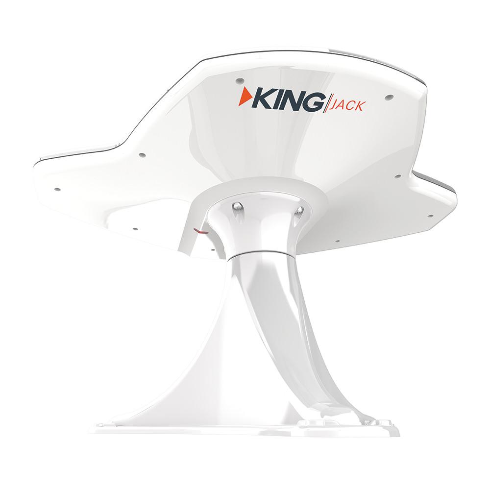King OA8500 White Jack HDTV Directional Antenna with Mount & Signal