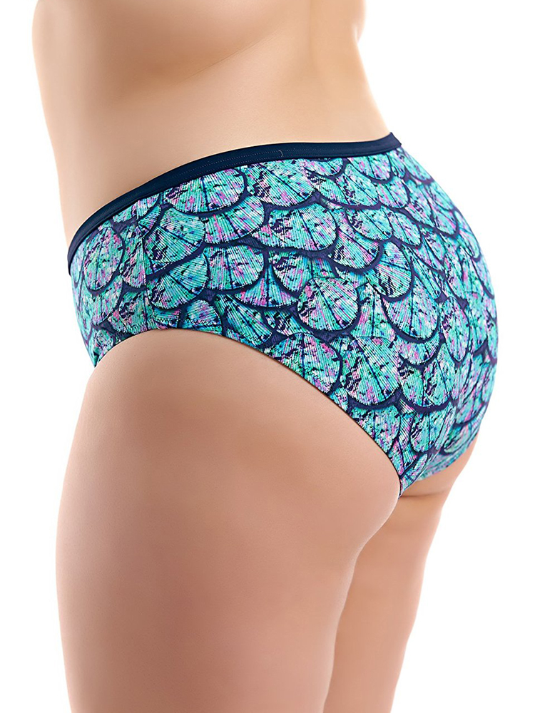 Elomi Abalone Mid Rise Bikini Brief Midnight 7083 Elomi Swimwear