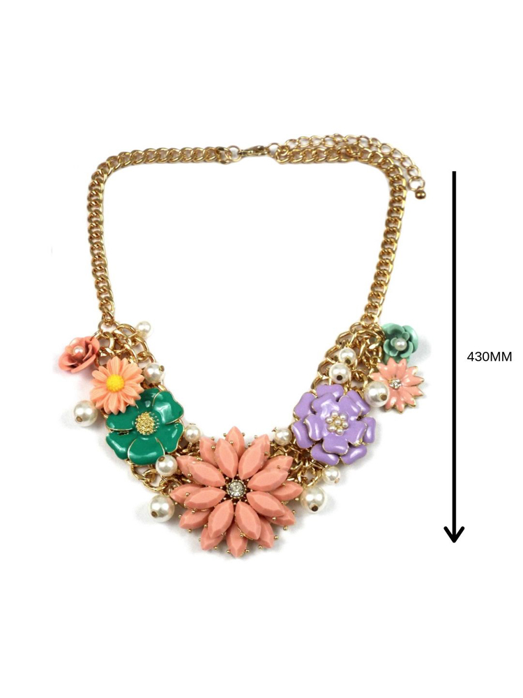 Style Fashion Crystal Bib le Collier Pendentif Chunky Choker Charme Long-chaînes Style Fashion Crystal Bib le Collier Pendentif Chunky Choker Charme Long-chaînes