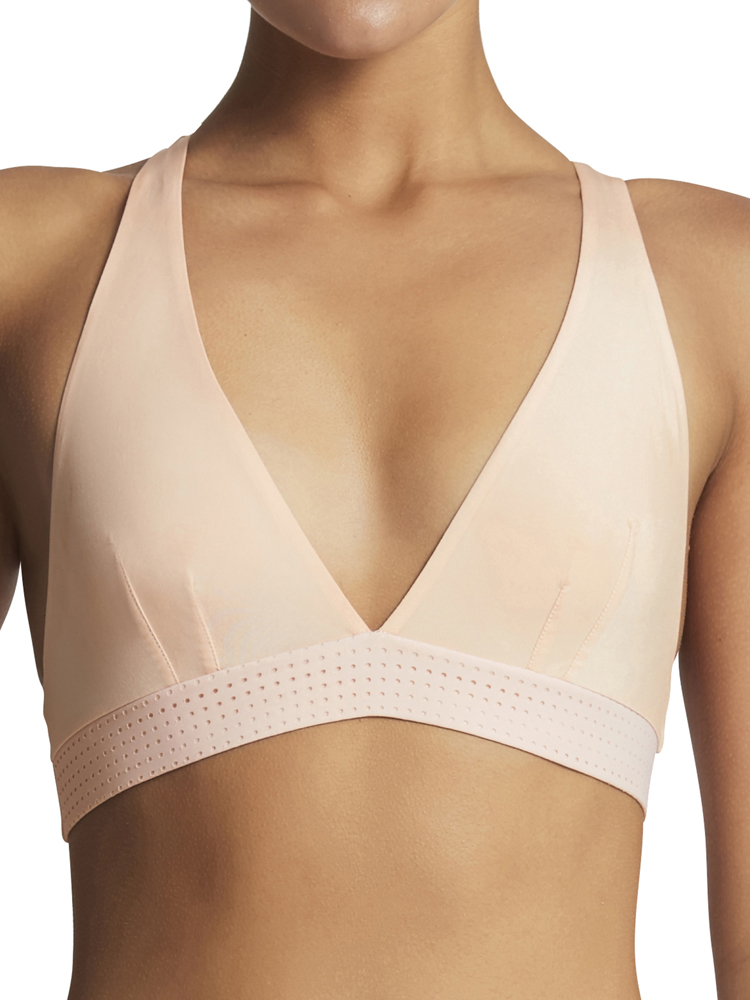 S 10 Elle Macpherson The Body Crop Top Plunge Bra 1001 Wire Free Non Padded