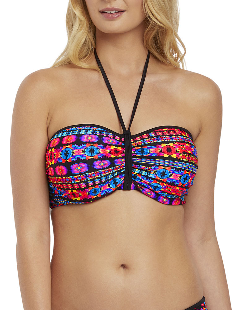 Freya Swimwear Endless Summer Underwired Padded Bandeau Bikini Top Confetti 2964