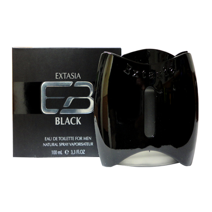 New brand extasia Black EDT homme 100 mlsp (5425017734451)