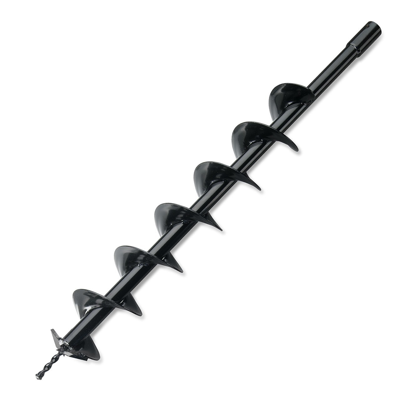 30" inch Auger Post Hole Digger Bit Carbon Steel 4" inch Wide Skid