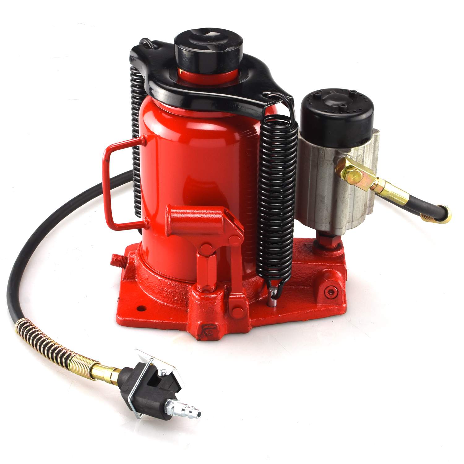 32 Ton Air / Manual Pneumatic Hydraulic Bottle Jack Automotive Repair Tool