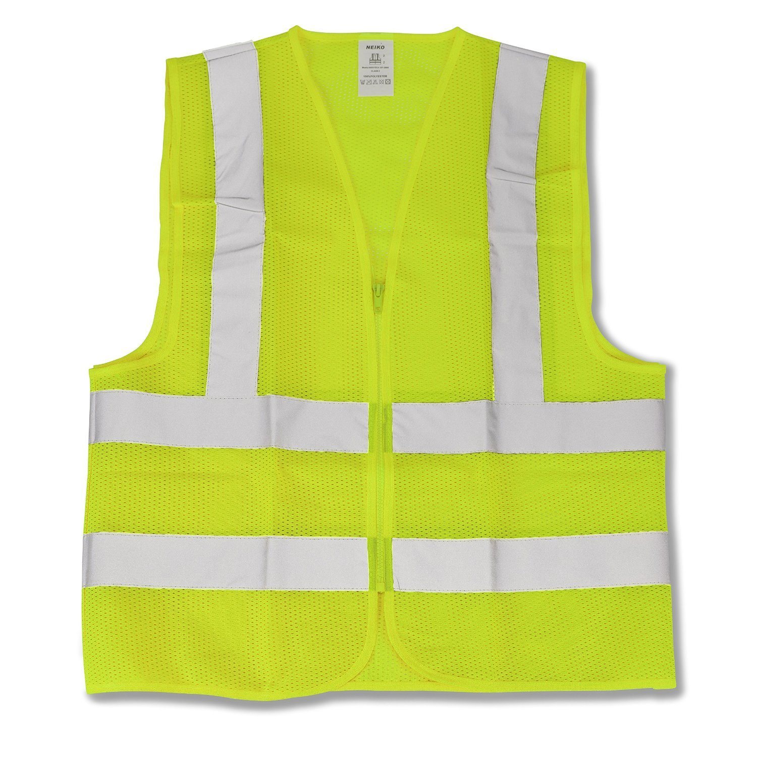 Neon Yellow ANSI Approved Safety Vest XXLarge eBay