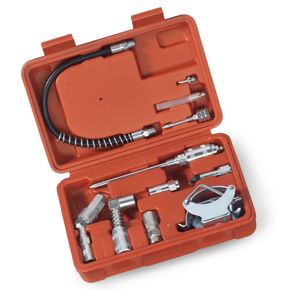 Tooluxe multifonctions graisse pistolet et Lubrification Kit d/'accessoires