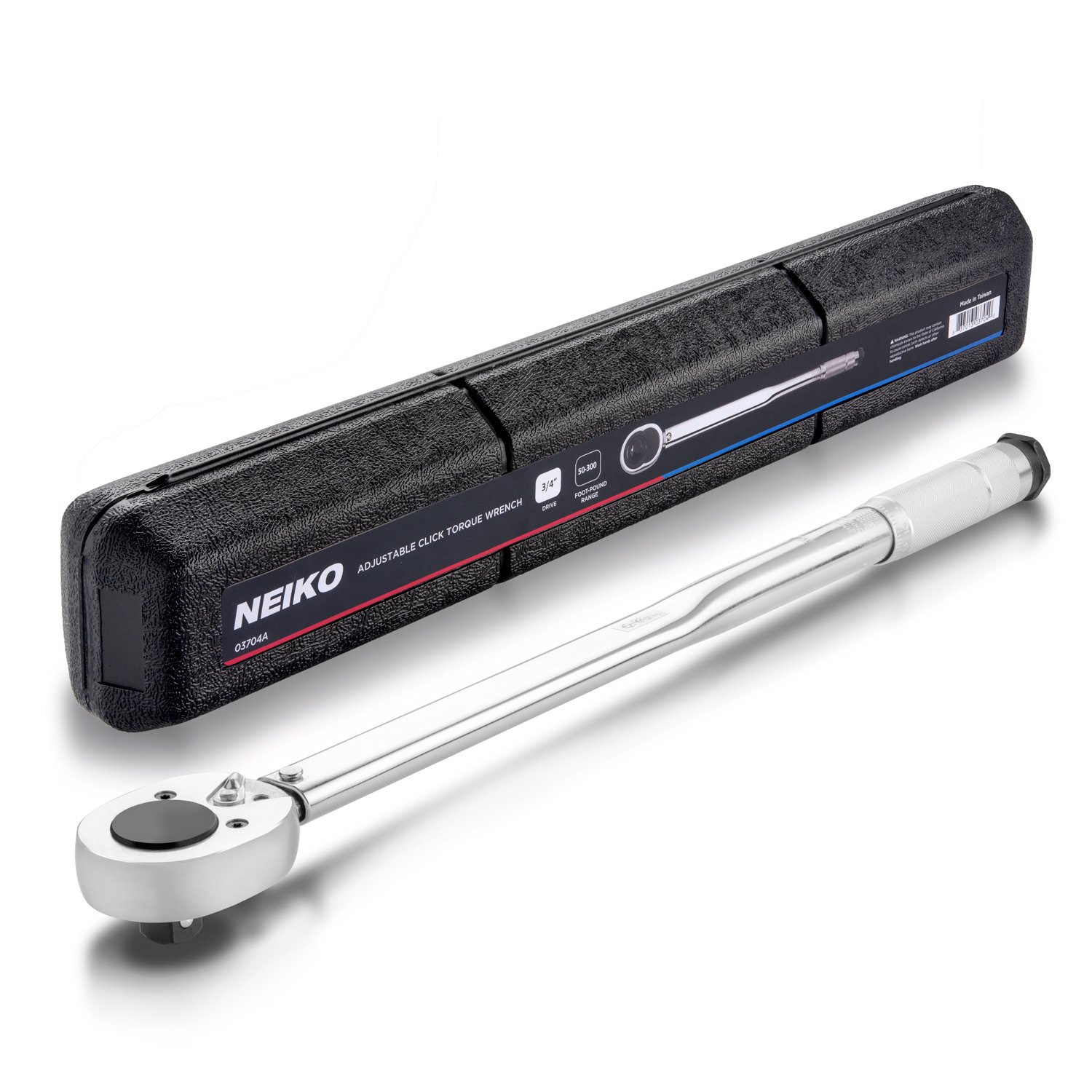 Professional 3/4" Drive Automatic Click Torque Wrench 50300 FT/LB Cr