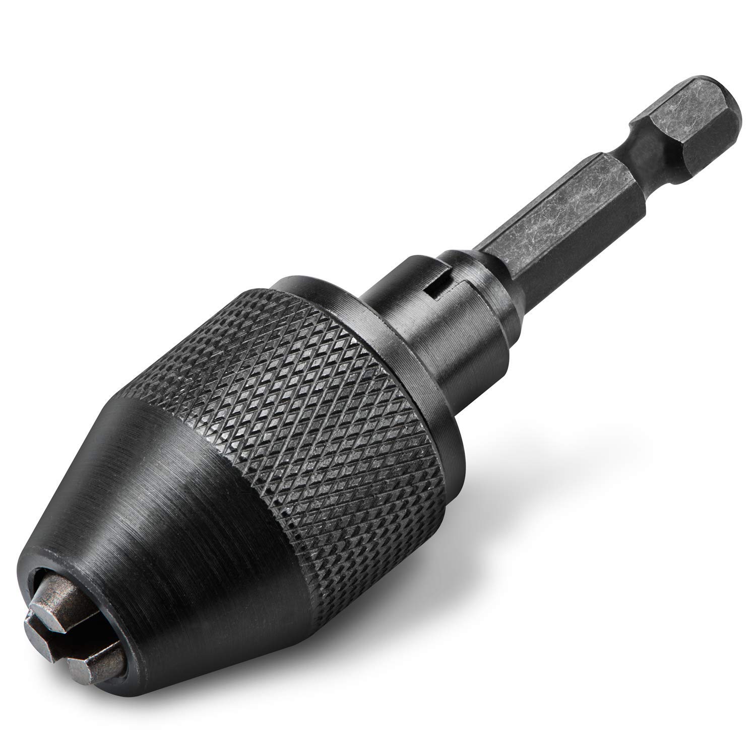 1//4 Mini Snap In Hex Shank Keyless Electric Drill Chuck Conversion Clamp 0.3-3mm