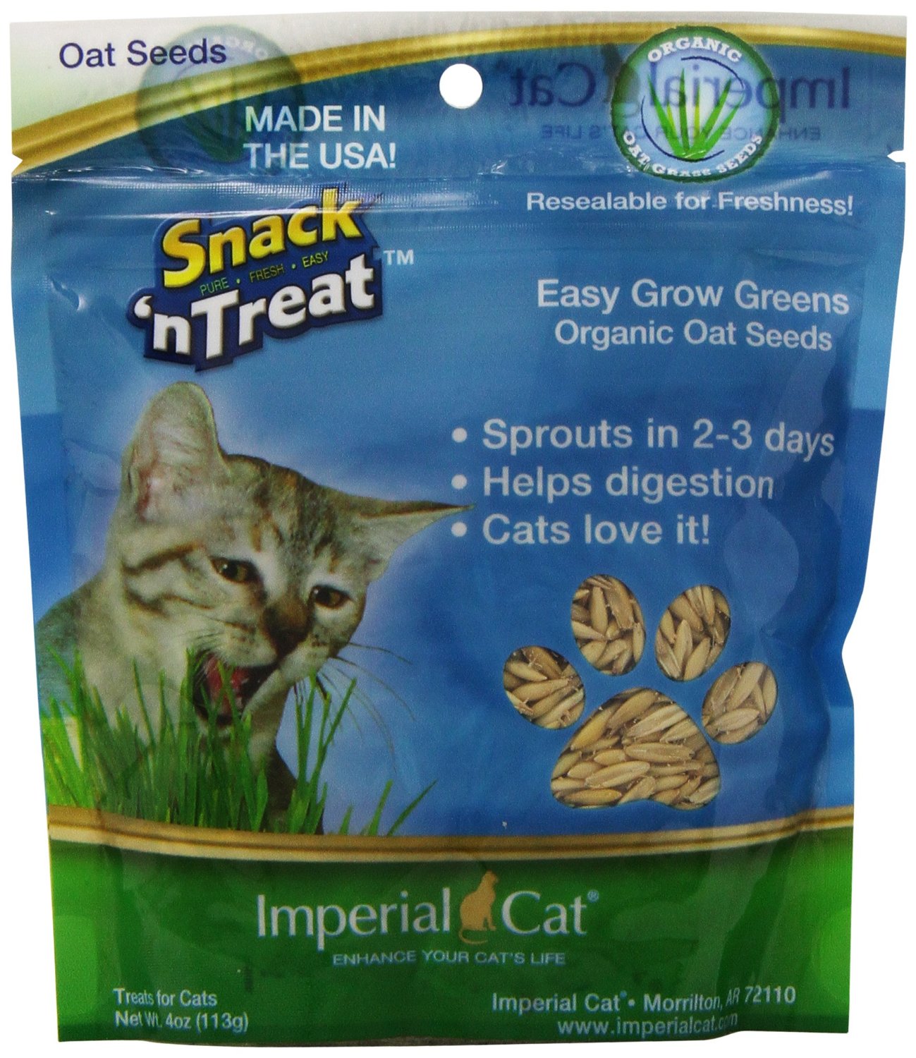 Imperial Cat Easy Grow Oat Grass Seeds, 4Ounce eBay