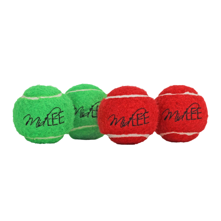 Pelotas de tenis Midlee Christmas para perros - Imagen 7 de 10