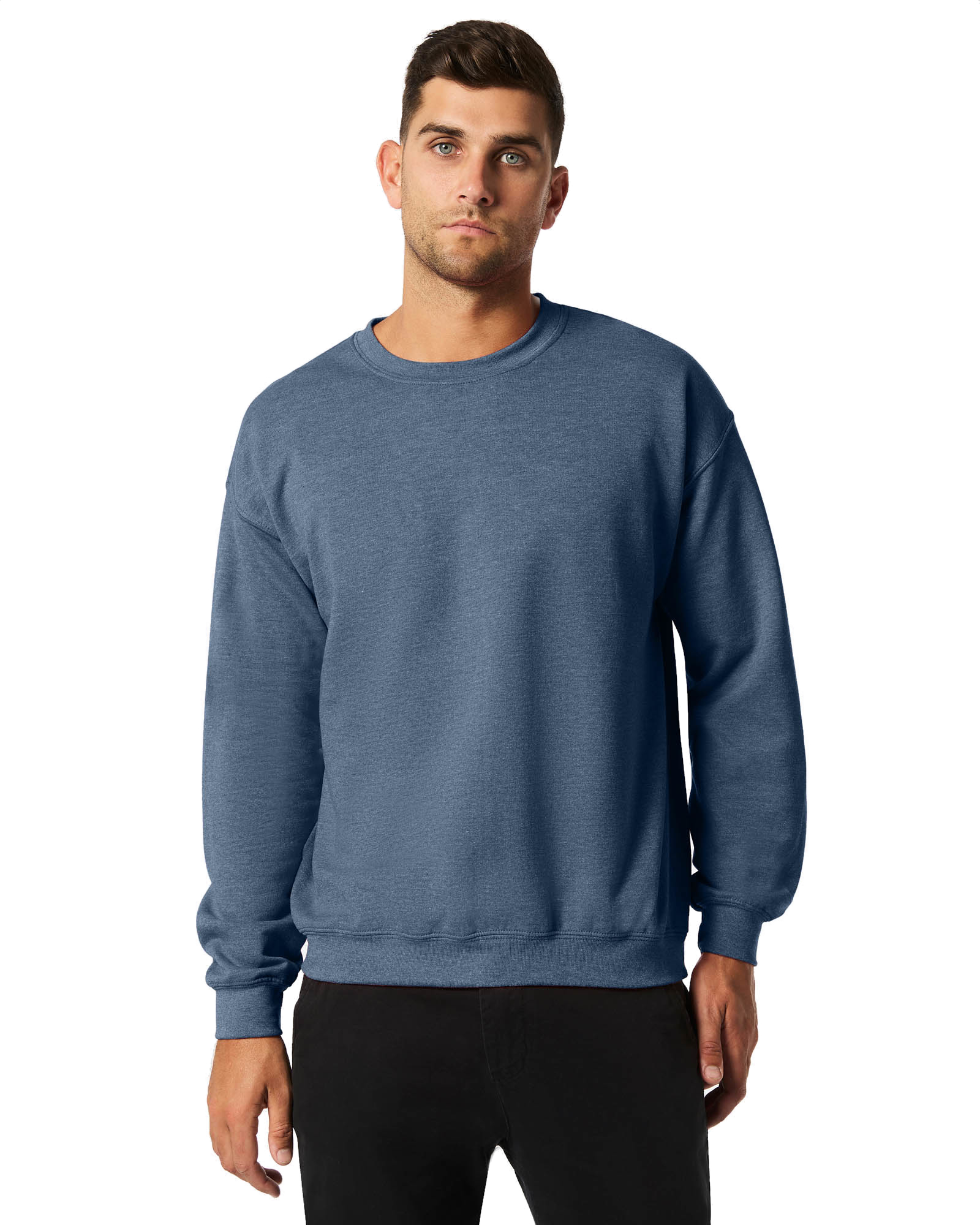 Gildan Heavy Blend Unisex Adult Long Sleeve Polycotton Crewneck Sweatshirt - Picture 18 of 45