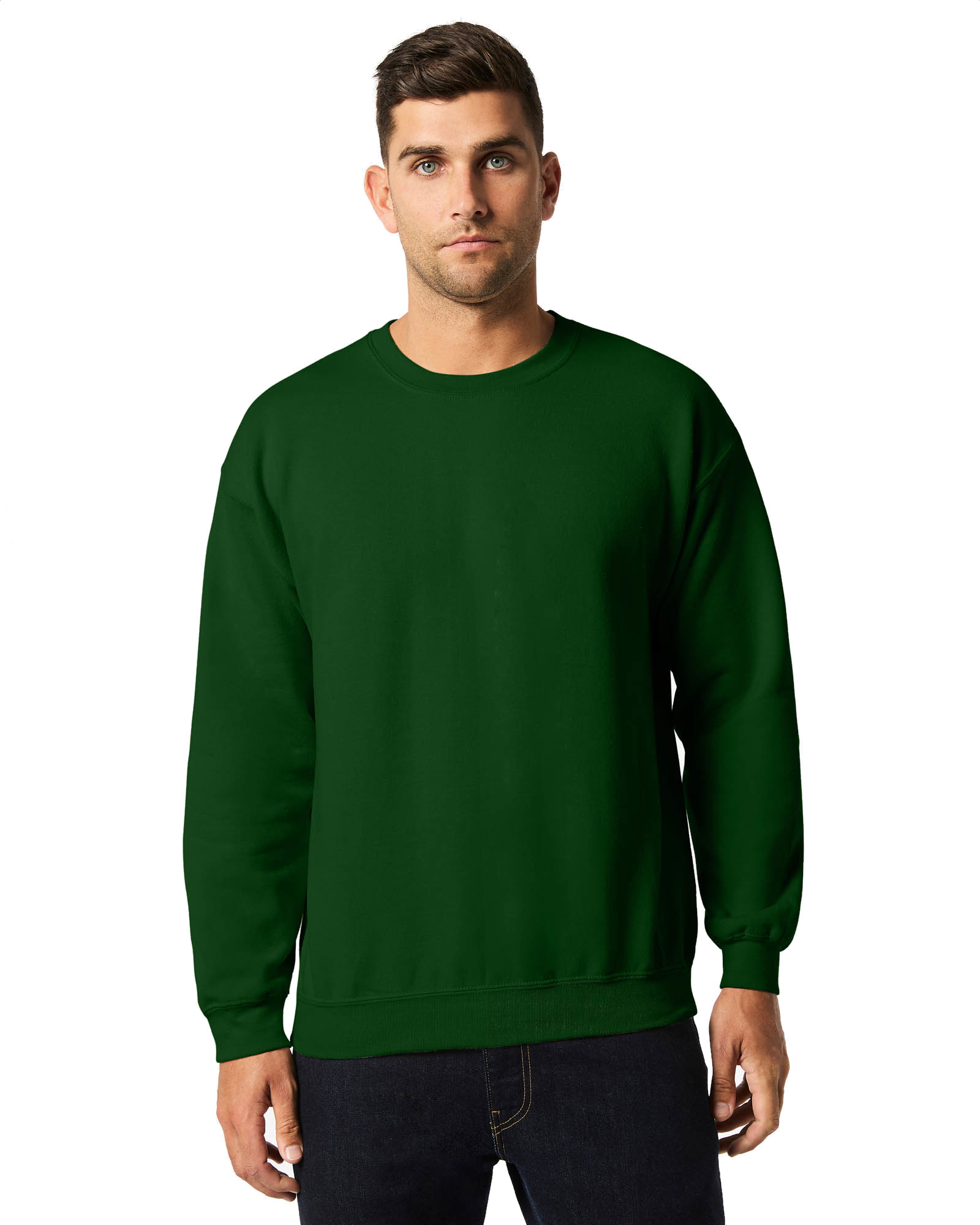 Gildan Heavy Blend Unisex Adult Long Sleeve Polycotton Crewneck Sweatshirt - Picture 12 of 45