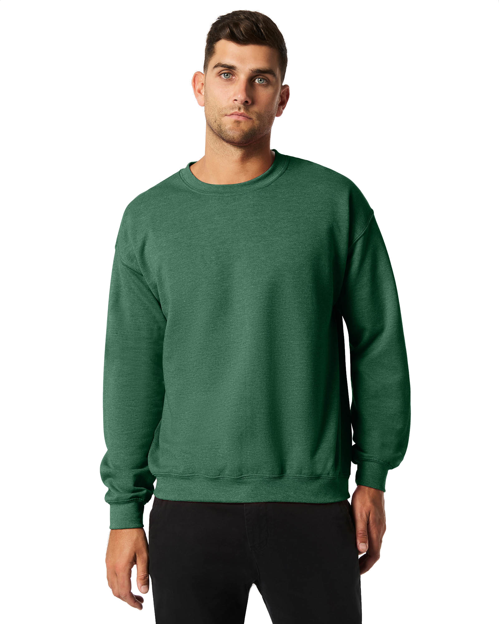 Gildan Heavy Blend Unisex Adult Long Sleeve Polycotton Crewneck Sweatshirt - Picture 14 of 45